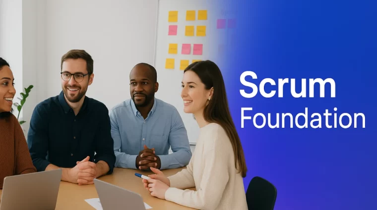 equipo scrum en una reunión de planificación